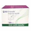 BD Emerald 2ml Syringe with 24G Needle