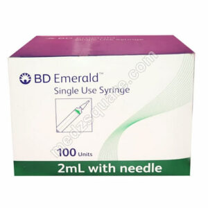 BD Emerald 2ml Syringe with 24G Needle
