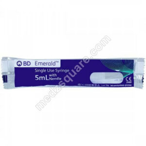BD Emerald 5ml Syringe with Needle